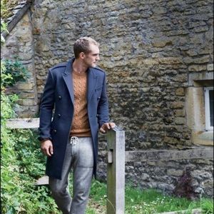 J.Crew - Cashmere Topcoat size - 40R - Navy Blue